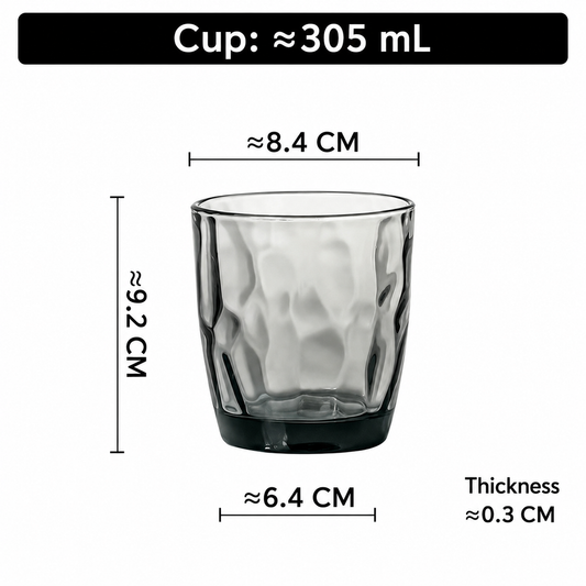 Premium Colored Glass Tumbler