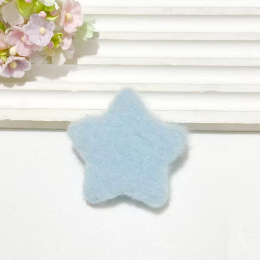 Pastel Star Fabric Appliqués – DIY Craft Accessories