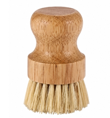 Wooden Palm Dish Brush – Natural Fiber Kitchen Scrubber