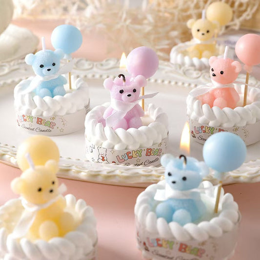 Macaron Bear Soy Wax Candle