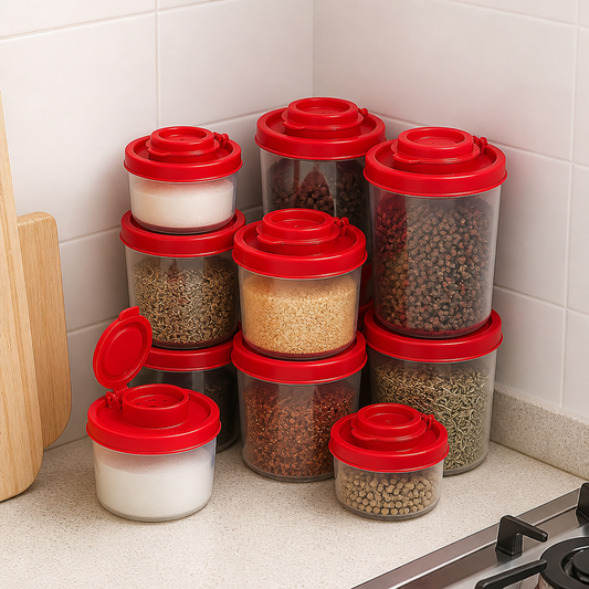 Food Storage Container – Airtight Spice & Ingredient Organizer with Leakproof Lid