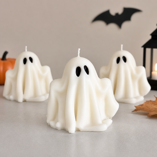 Halloween Ghost Scented Candle – Cute Ghost Decorative Party Favor