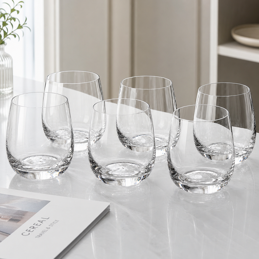 Premium Glass Cup Set – Elegant Drinkware Set