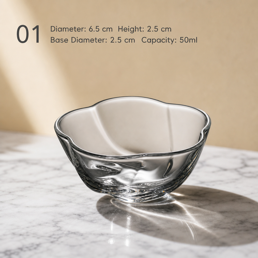 High Borosilicate Glass Tea Cup – Simple Home Tea Tasting Cup