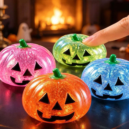 Halloween Pumpkin Squishy Toy, Jack-o’-Lantern Stress Relief Toy