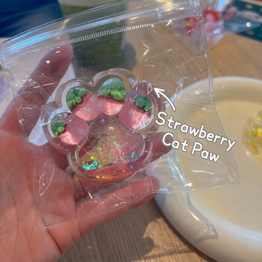 Kawaii Cat Paw Squishy Toy