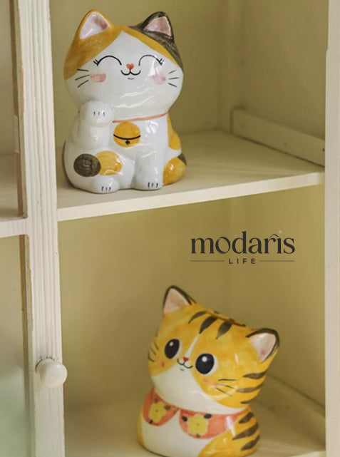 Kitty Bloom Decorative Vase