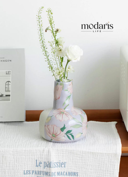 Oriental Elegance Floral Vessel