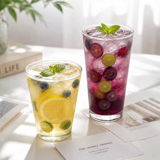 Handmade High Borosilicate Glass Tumbler – Thickened Clear Drinking Cup