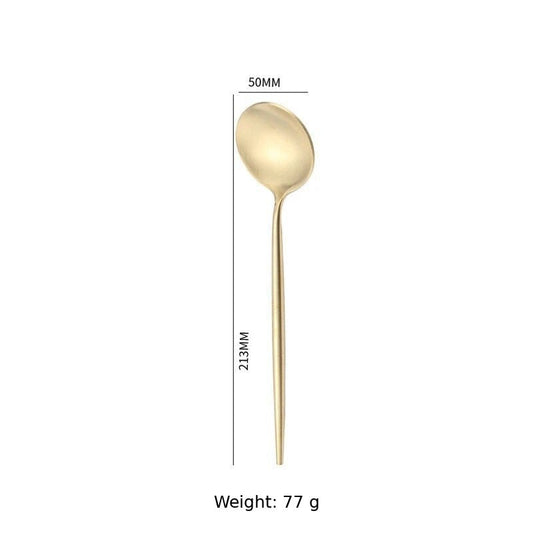 304 Stainless Steel Dinner Spoon, Mirror Polished Long Handle Table Soup Spoon