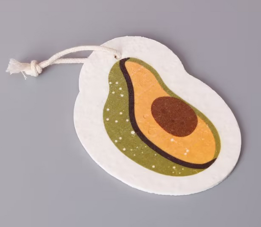 Fruit-Shaped Fabric Sachets – Avocado, Orange & Drink Cup Designs