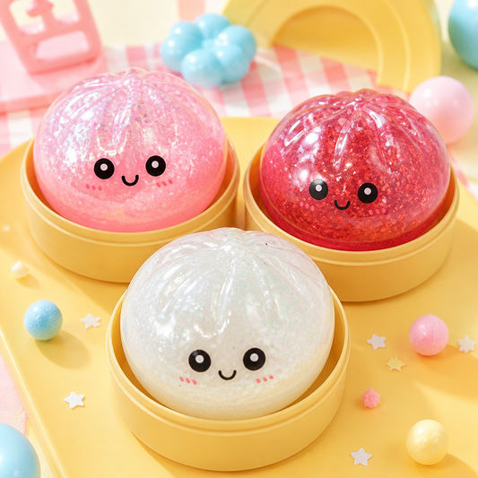 Slow Rising Squishy Toy – Cute Fruit Stress Relief Fidget Toy with Storage Case