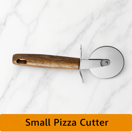 Stainless Steel Pizza Cutter – Sharp Pizza Slicer Knife for Kitchen Baking Tool