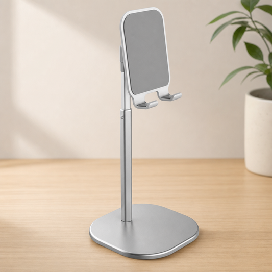 Aluminum Alloy Adjustable Desktop Stand – Height Adjustable Extendable Support Rack