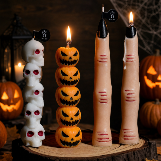 Halloween Scented Candle – Handmade Soy Wax Decorative Party Favor