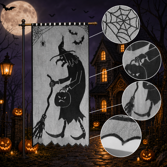 Halloween Door Curtain – Festive Party Entrance Hanging Decoration