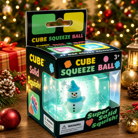 Christmas Squishy Stress Relief Ball – Funny Handmade Sensory Squeeze Toy