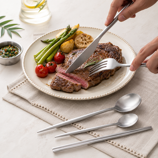 304 Stainless Steel Dinner Fork, Mirror Polished Long Handle Western Table Fork