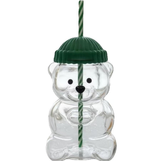 Bear Shape Glass Coffee Mug 550ml