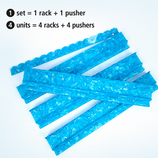 American Mahjong Racks Set – 20" Acrylic Tile Racks & Pushers
