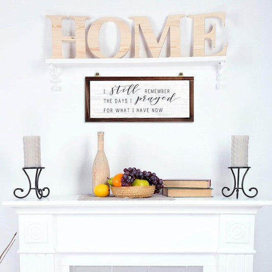 Vintage Wooden Hanging Ornament – Retro Style Wall Decor Pendant for Home Decoration