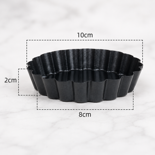 Round Fluted Tart Pan with Removable Bottom – Cake, Quiche