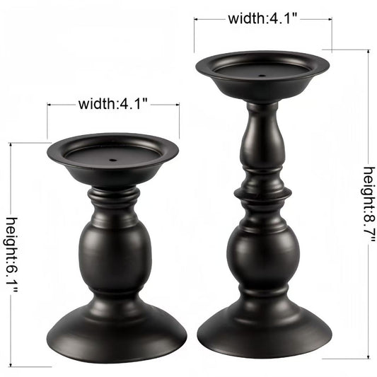 Iron Candleholder Decor, Romantic Candlelight Dinner Decoration