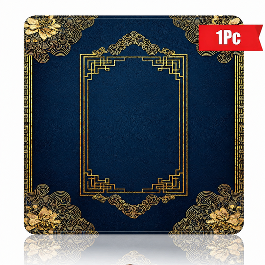Art Deco Diatom Mud Desk Mat – Elegant Waterproof Decorative Mouse Pad, Vintage Luxury Style Table Mat for Office & Home Decor