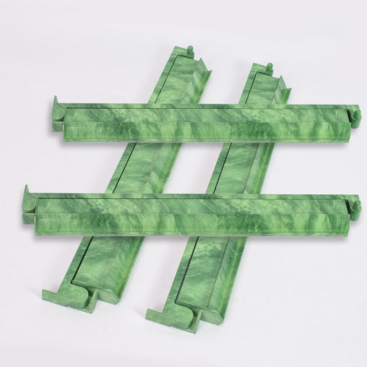 Yu Sheng Mahjong Ruler – American Style 2-in-1 Rake & Jewish Ruler, Mahjong Rack, 17.5 Inch with Pusher