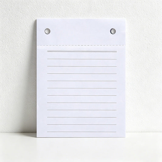 A5 Clipboard Notepad – Refillable Writing Pad with Pen Loop (150 Sheets)