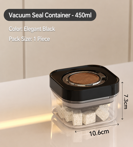 450ml Small Press Seal Storage Container Portable Airtight Kitchen Food Storage Jar