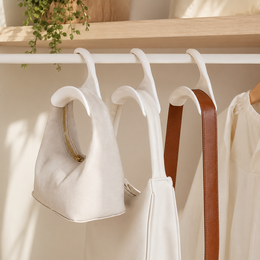 Arched Multi-Purpose Closet Hooks, Scarf & Tie Organizer Hangers