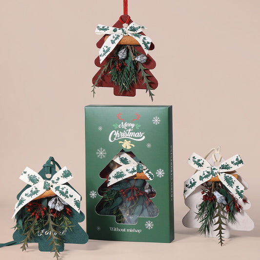 Christmas Tree Scented Hanging Ornament – Holiday Fragrance Air Freshener for Home, Bedroom, Car, Closet & Christmas Decor