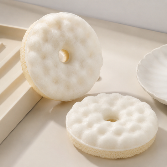 Honeycomb Dish Sponge – Round Kitchen Cleaning Pad
