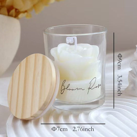 Rose Scented Candle Cup