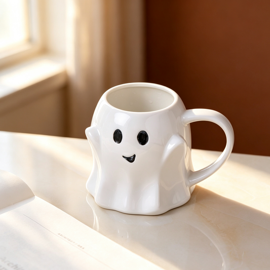 Cute Ceramic Cartoon Mug – Heat Resistant Coffee Cup Gift for Home, Office & Everyday Drinks
