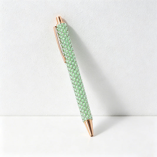 Bling Rhinestone Ballpoint Pen – Retractable Metal Gift Pen for Office, School & Wedding