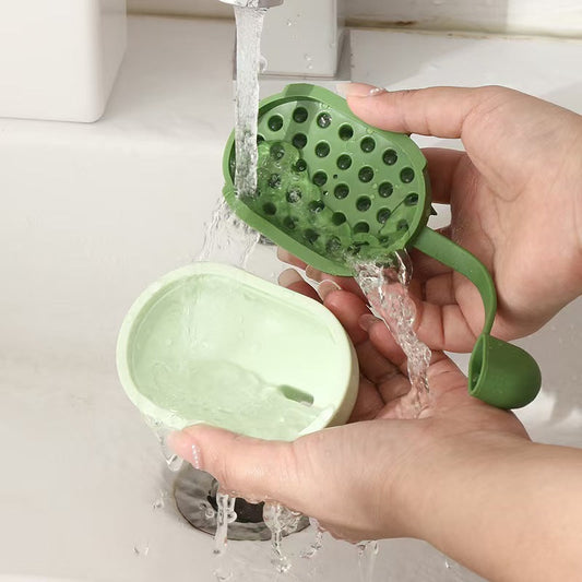 Silicone Scalp Massager Shampoo Brush, Wet & Dry Hair Care Tool