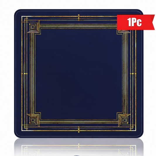 Art Deco Diatom Mud Desk Mat – Elegant Waterproof Decorative Mouse Pad, Vintage Luxury Style Table Mat for Office & Home Decor