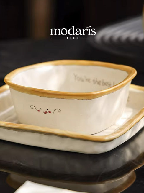 Sunny Egg Pan-Inspired Dish Set