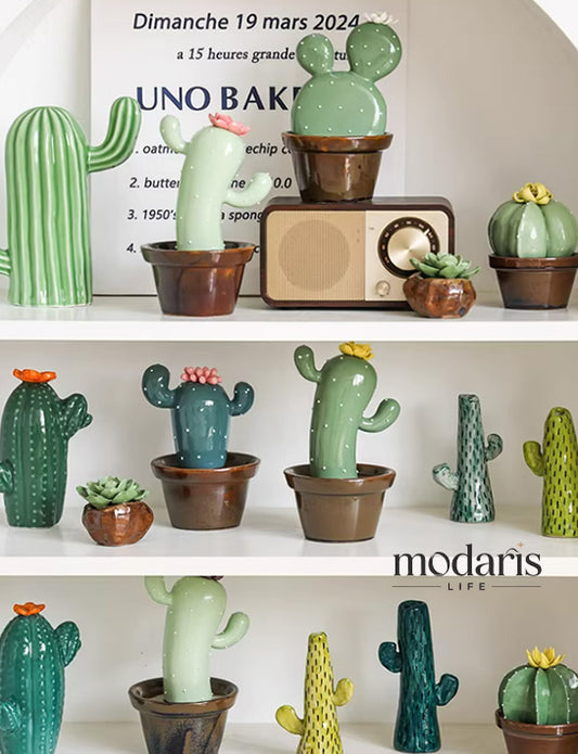 Desert Cactus Mini Sculpture